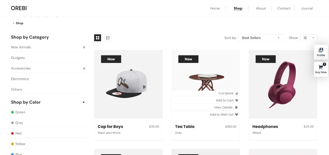 E-Commerce Website  screenshot
